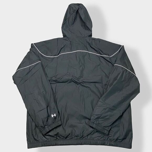 Under Armour Mens Project Rock Brahma Black/ White Jacket size XL New with Tags - Picture 7 of 9